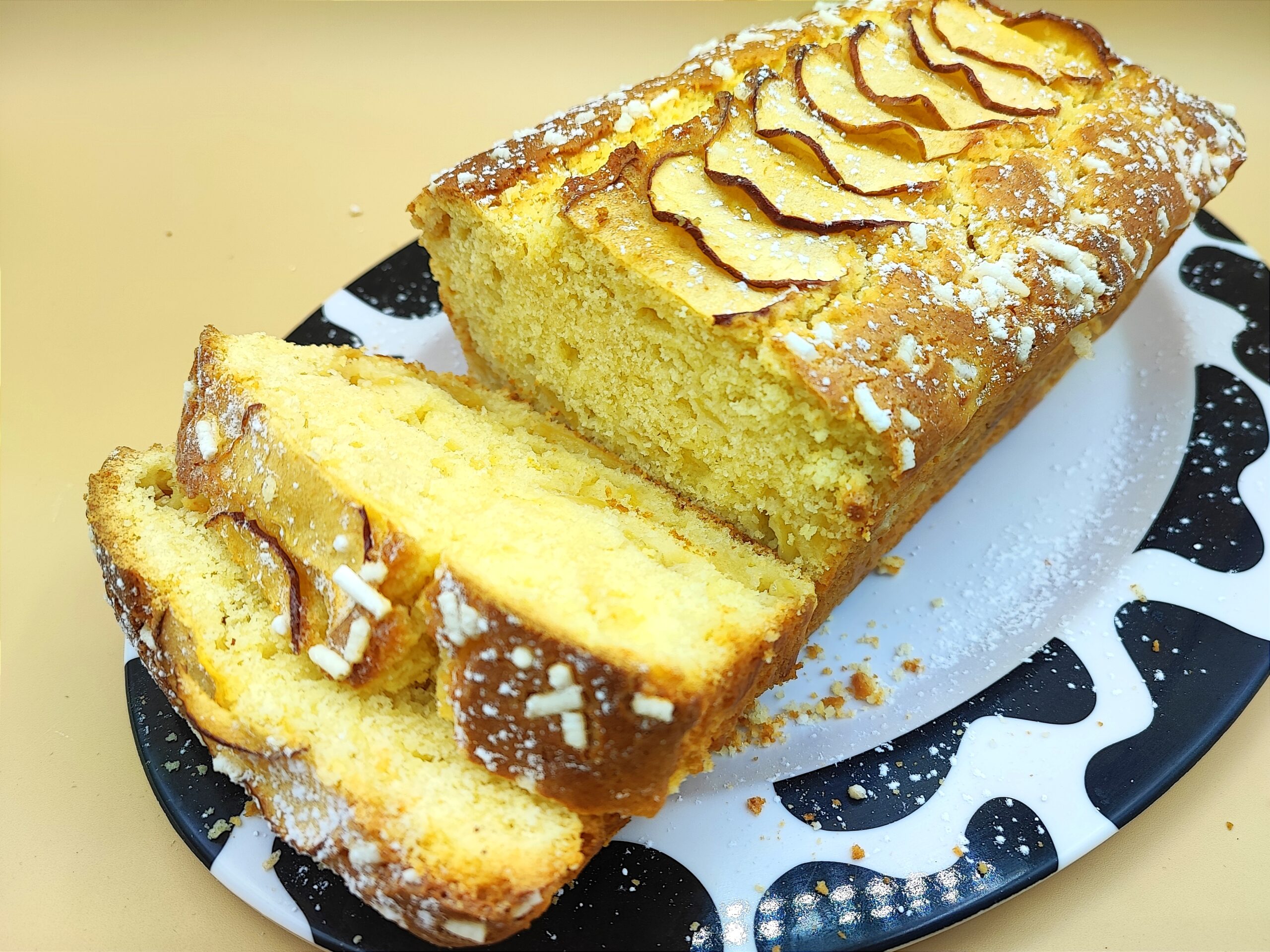 Plumcake appel en citroen