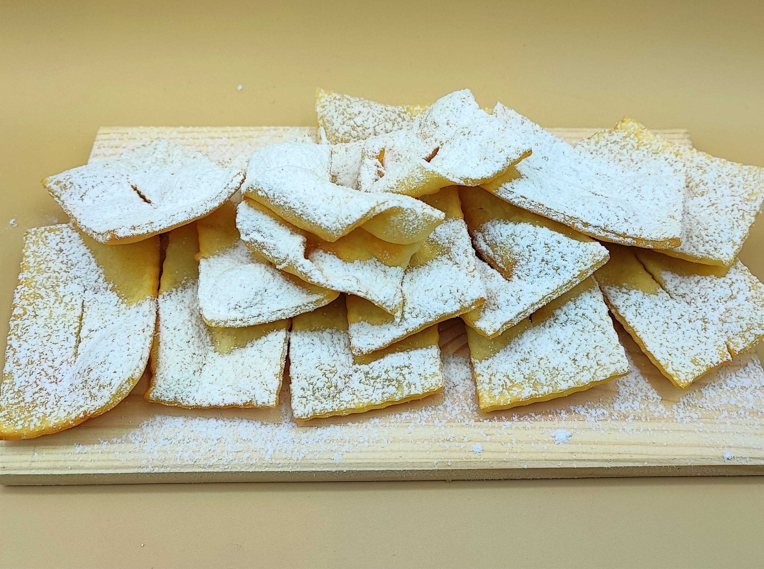 Chiacchiere met ricotta (zonder eieren)