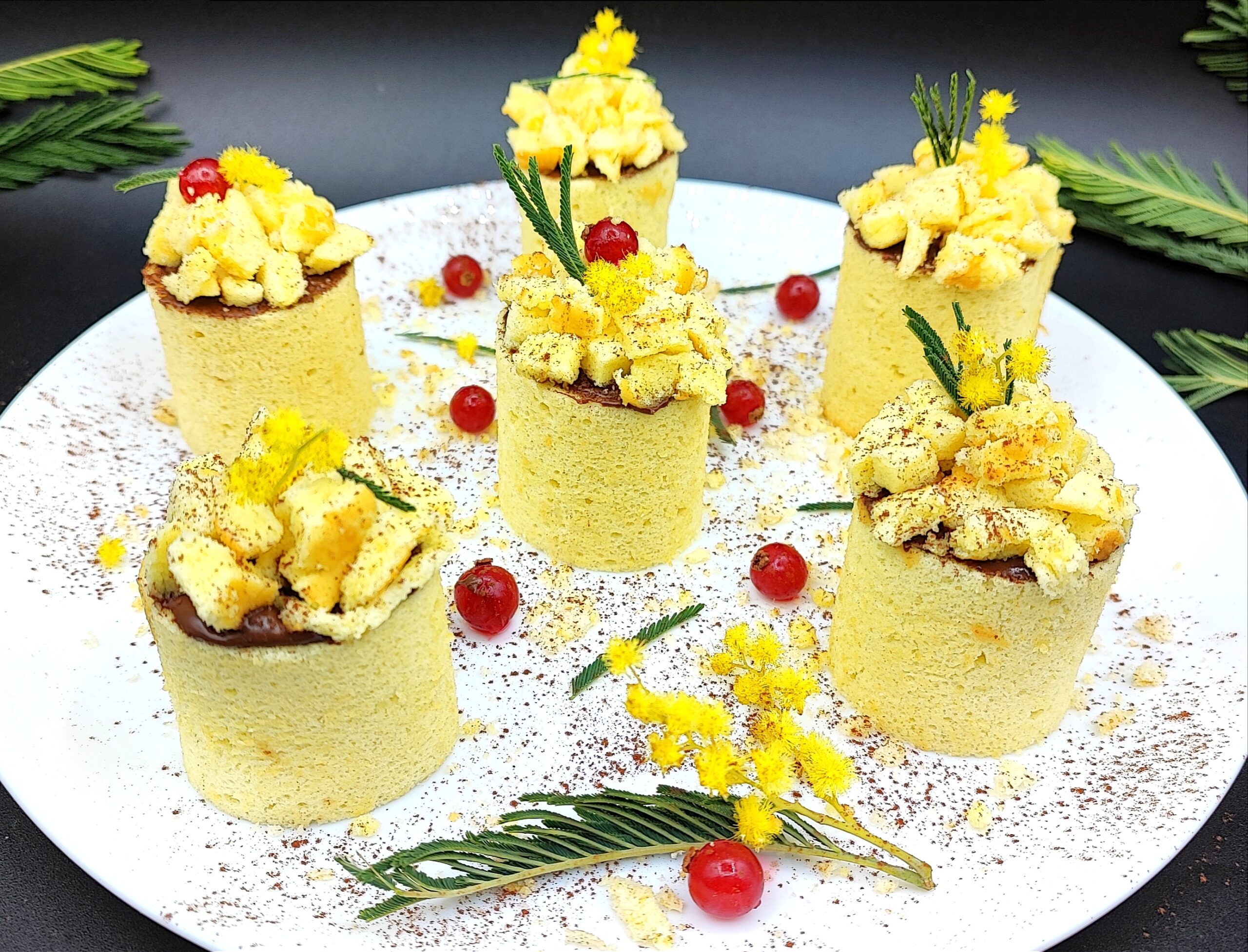 Mimosa-rollen met Nutella
