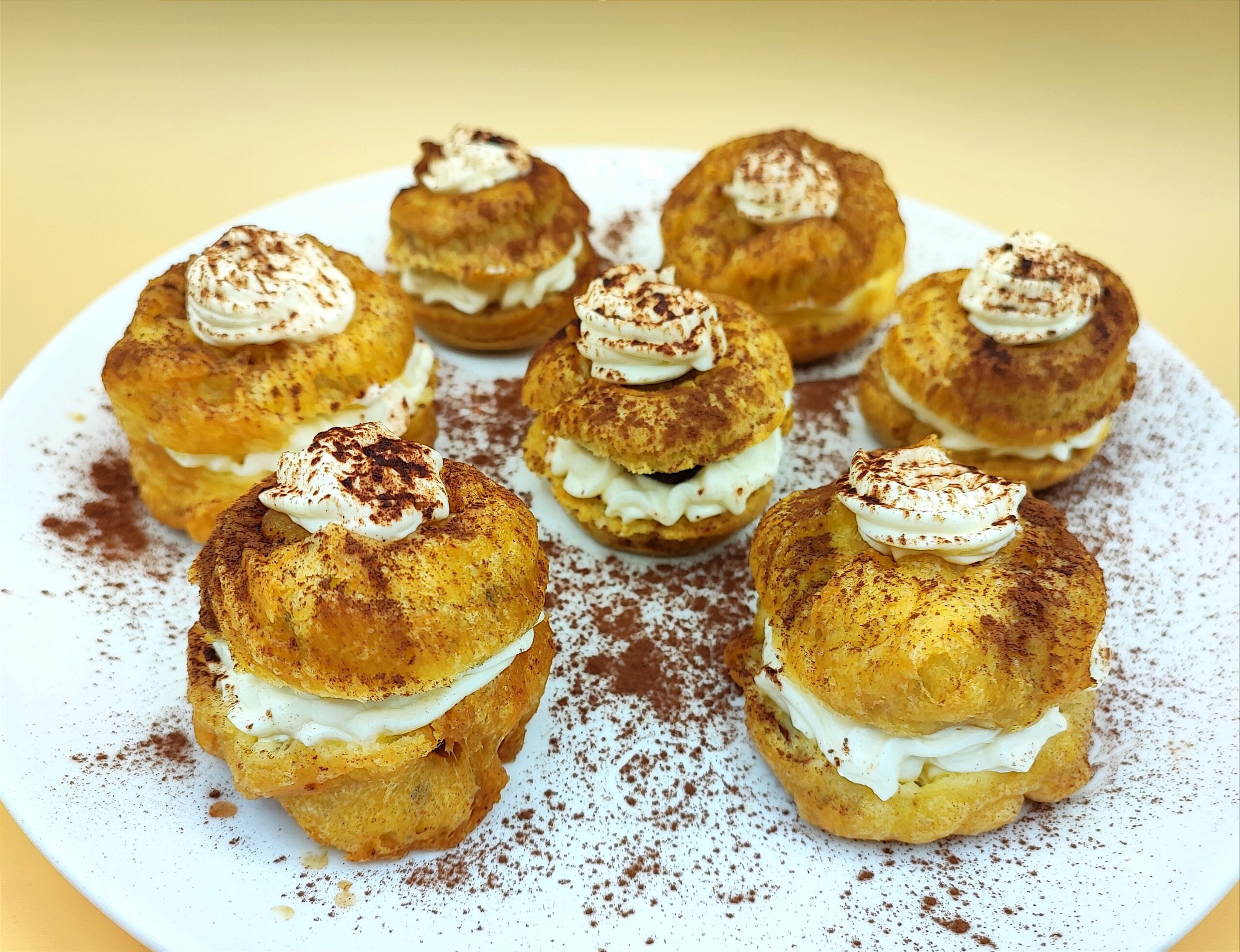 Tiramisu zeppole (zeppole di San Giuseppe)