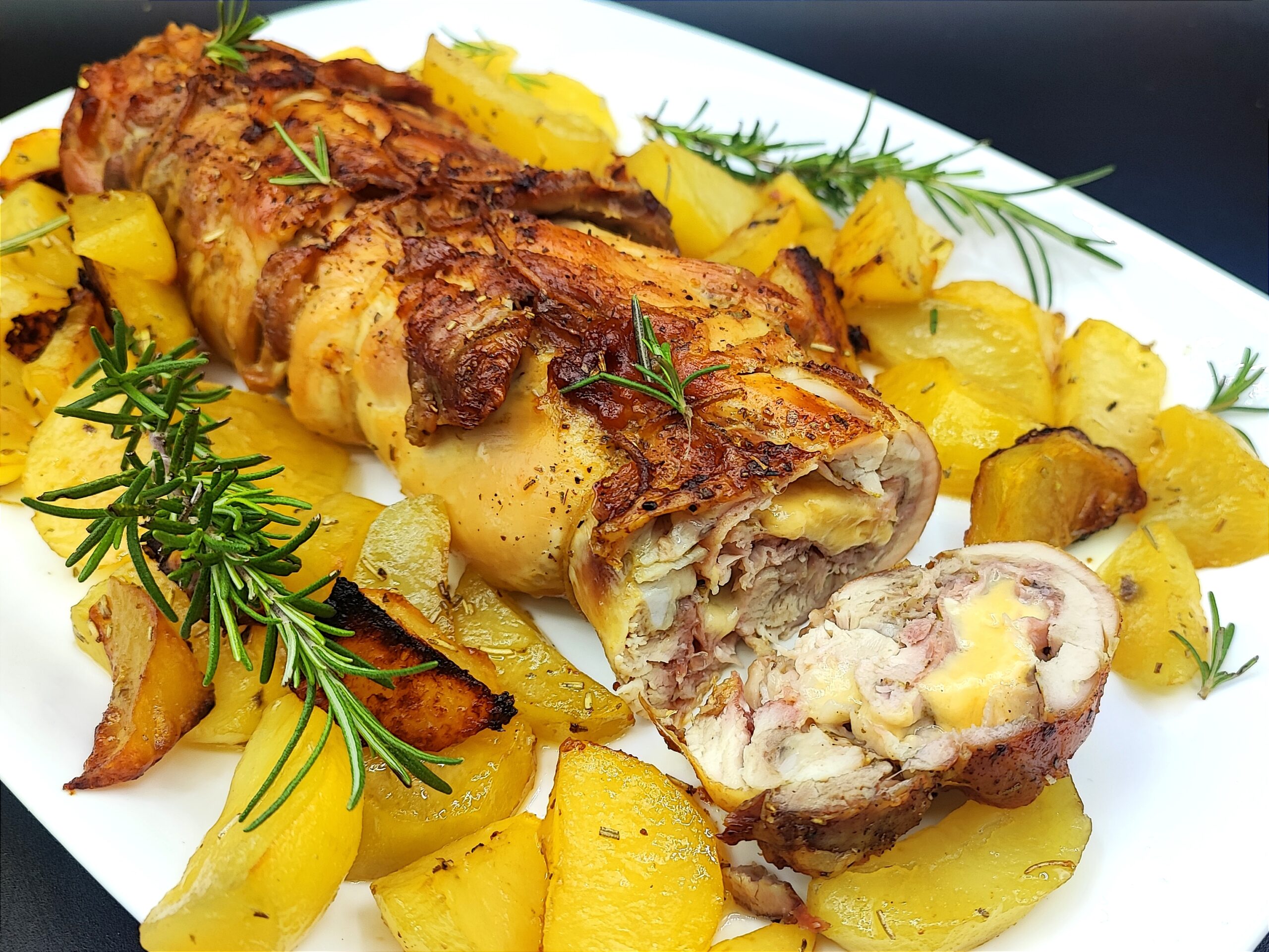 Kiprollade uit de oven