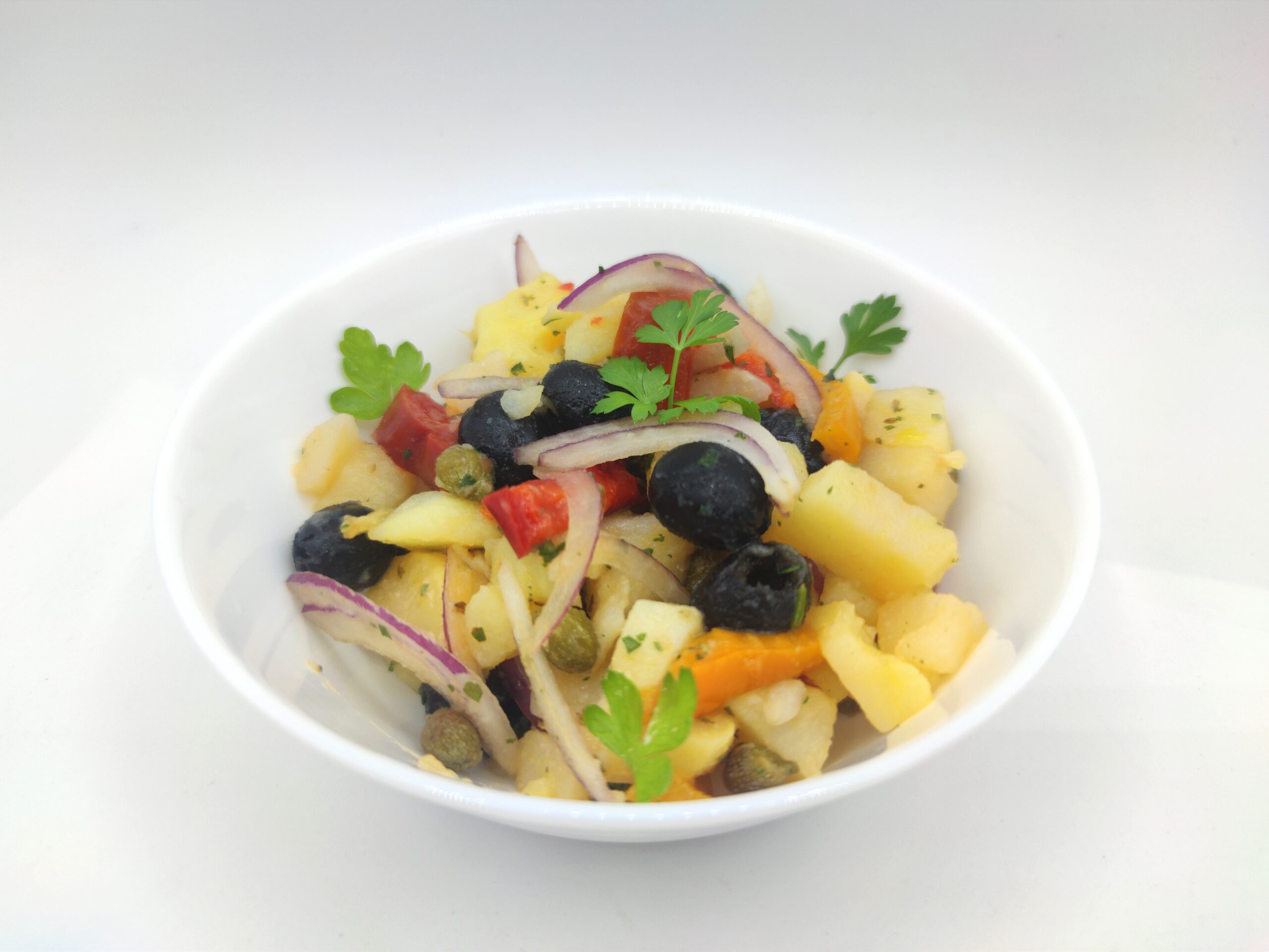 Vegan aardappelsalade