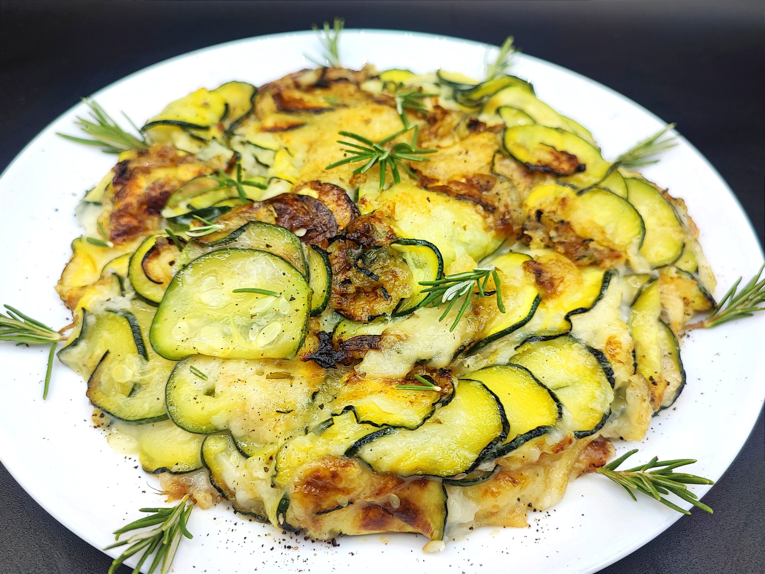 Nep courgette omelet