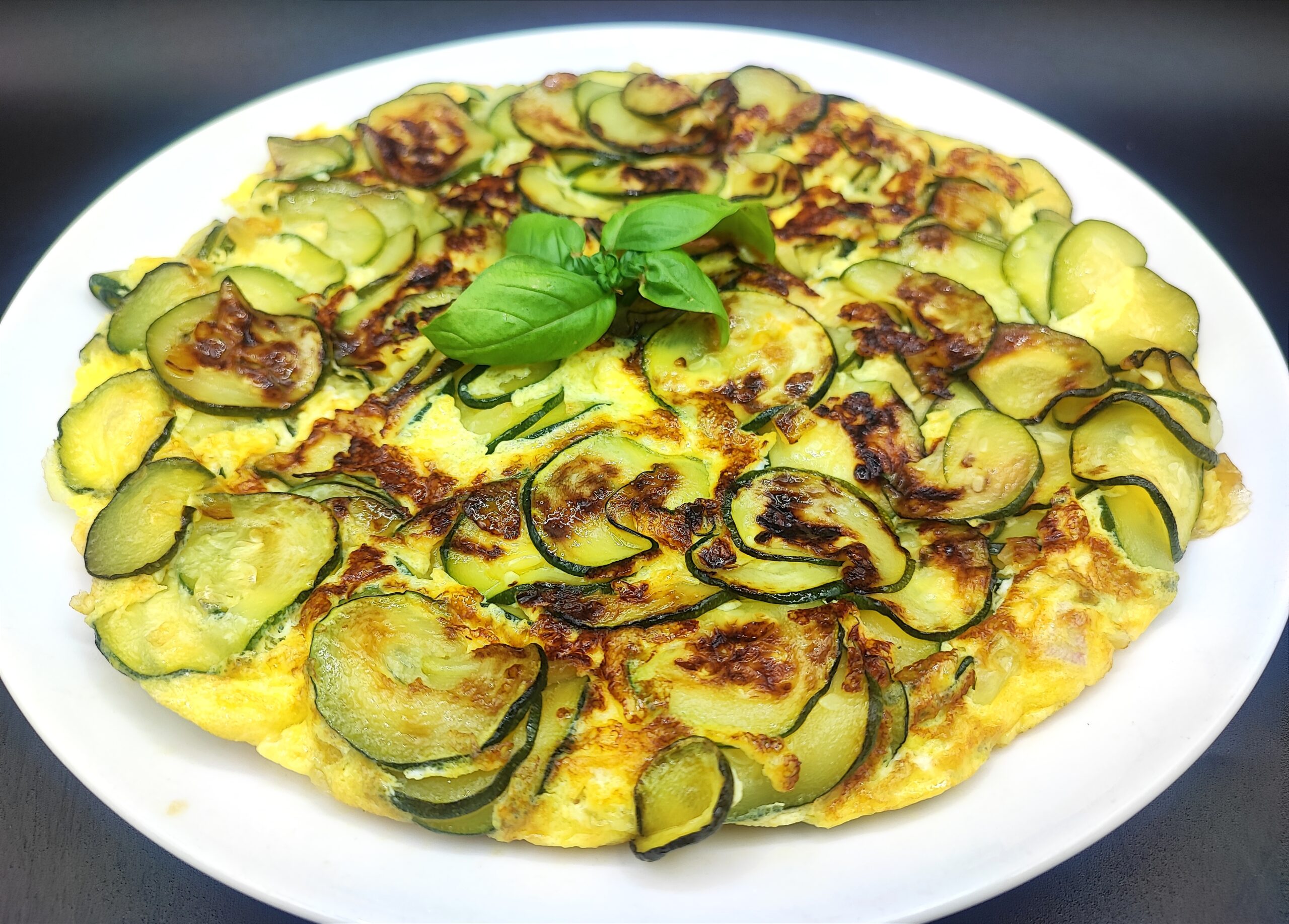 frittata courgette en ham