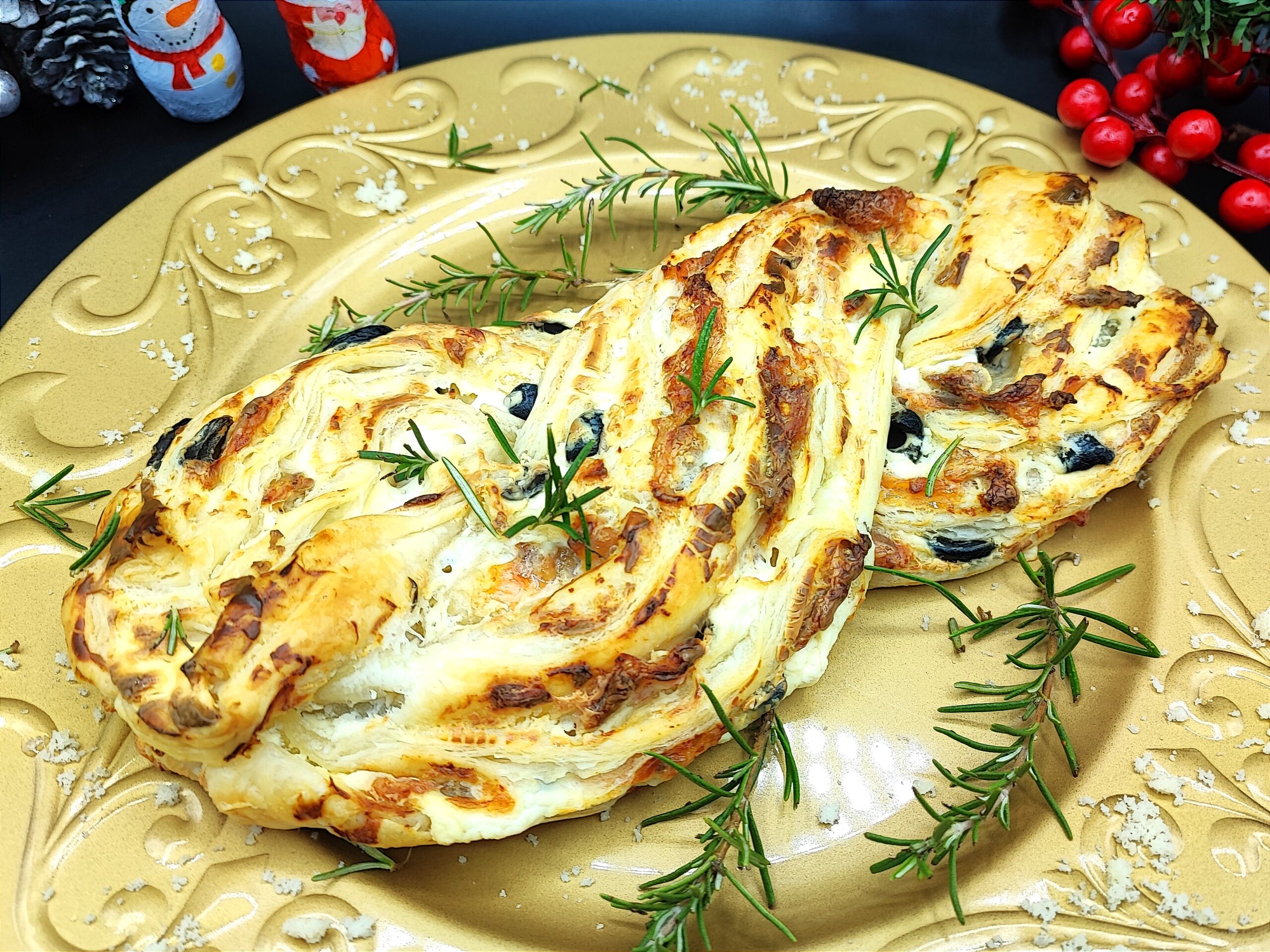 Angelische vlecht met zalm