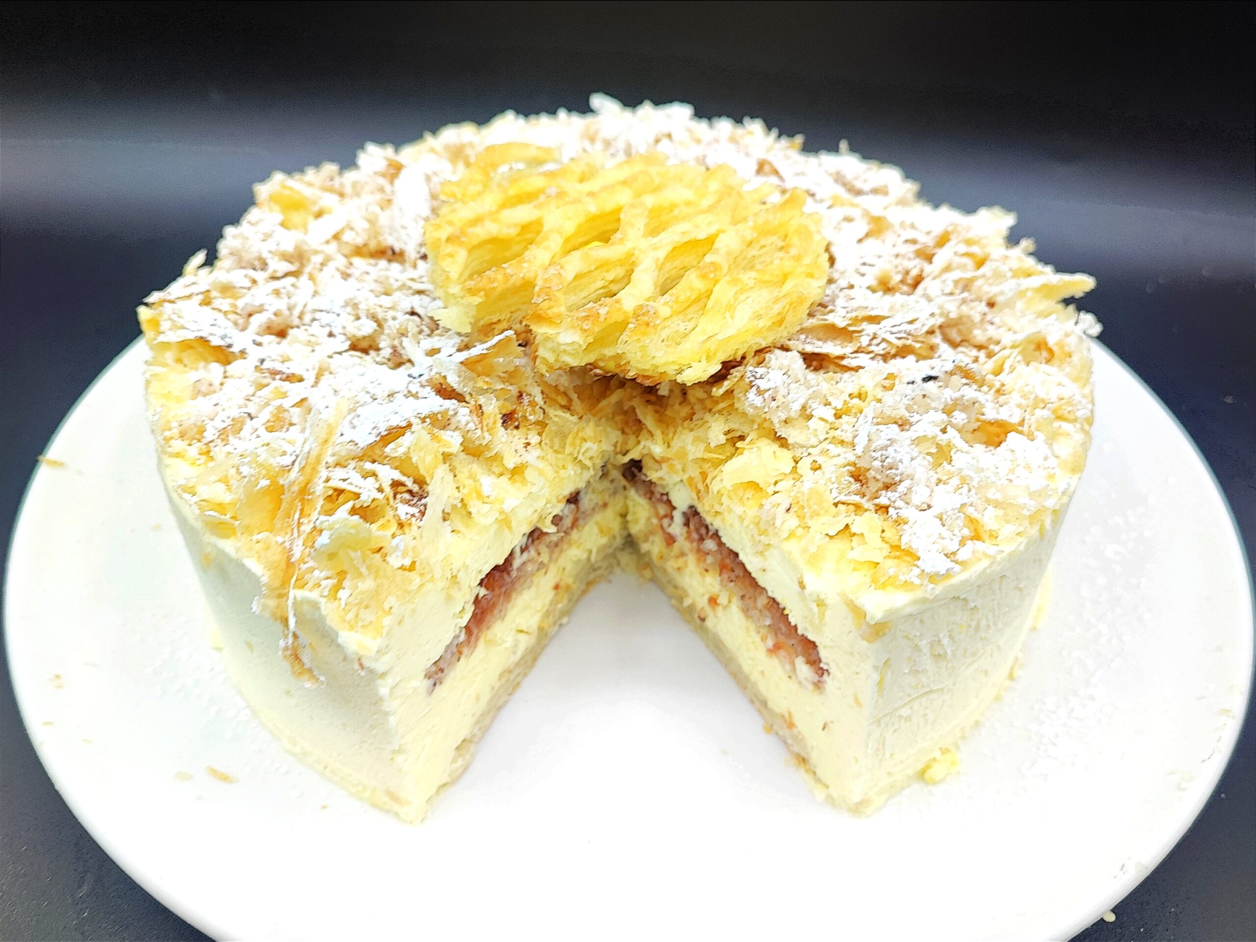 Millefeuille taart met room