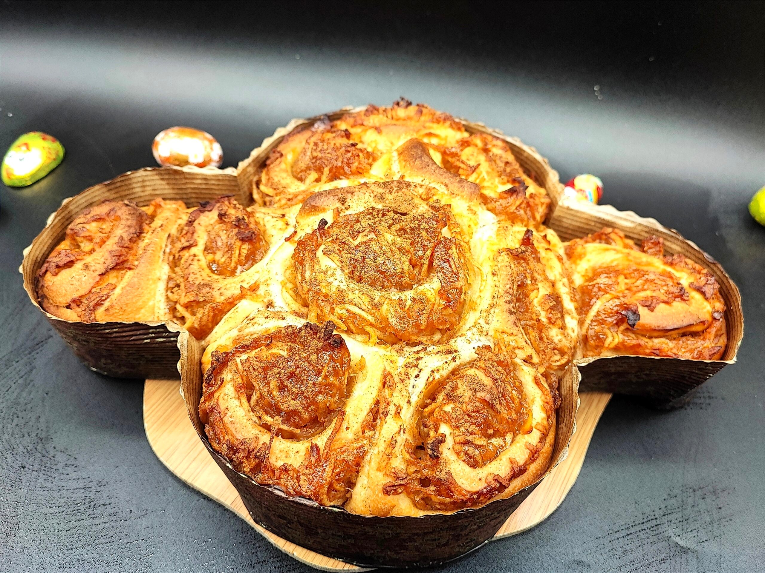 Colomba met appelkaneelbroodjes