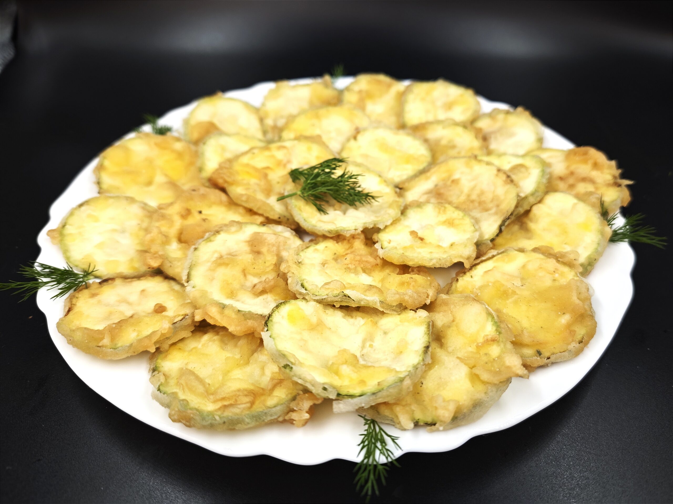 mini schnitzels van courgettes