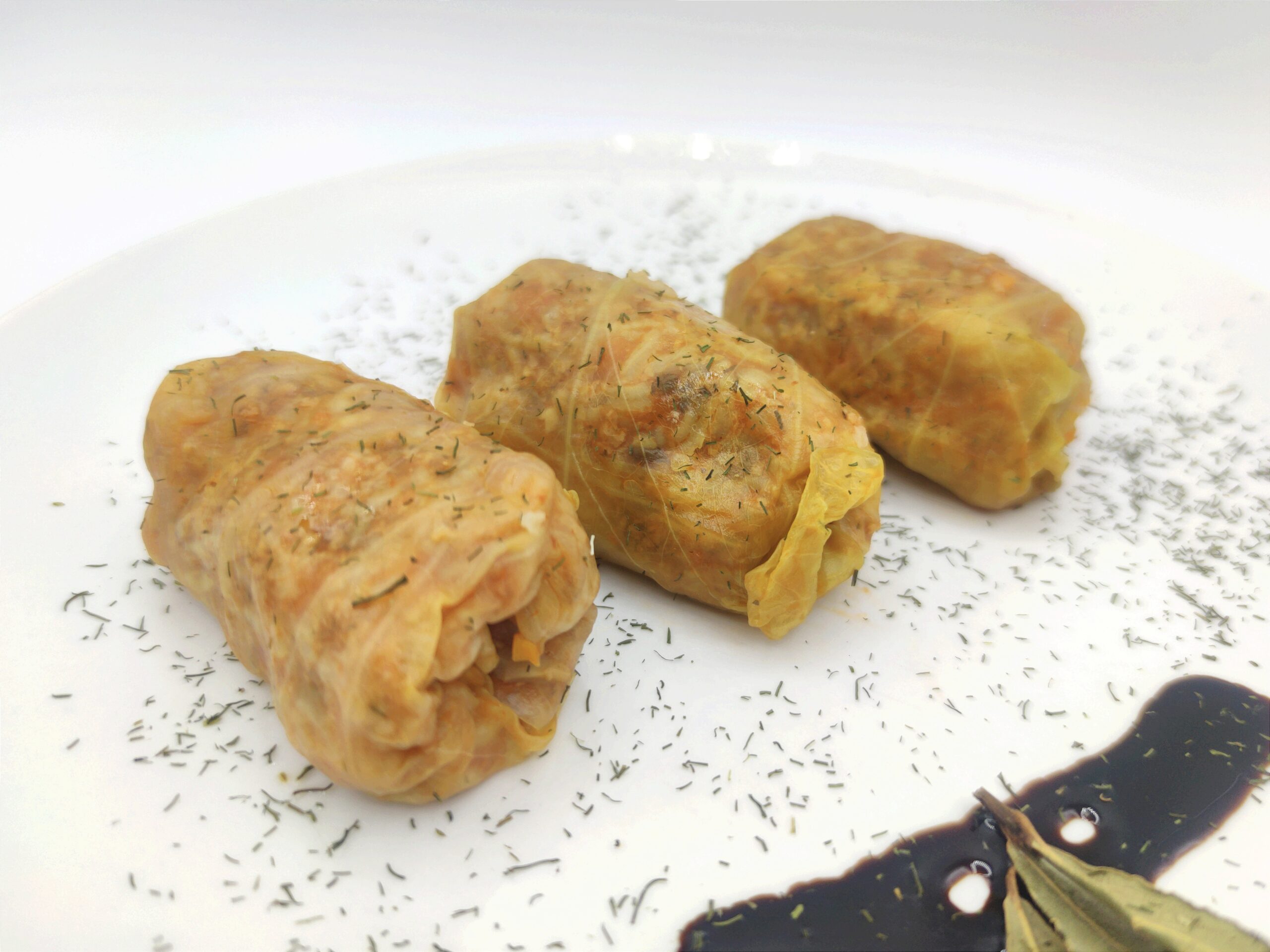 veganistische rolletjes met champignons en soja