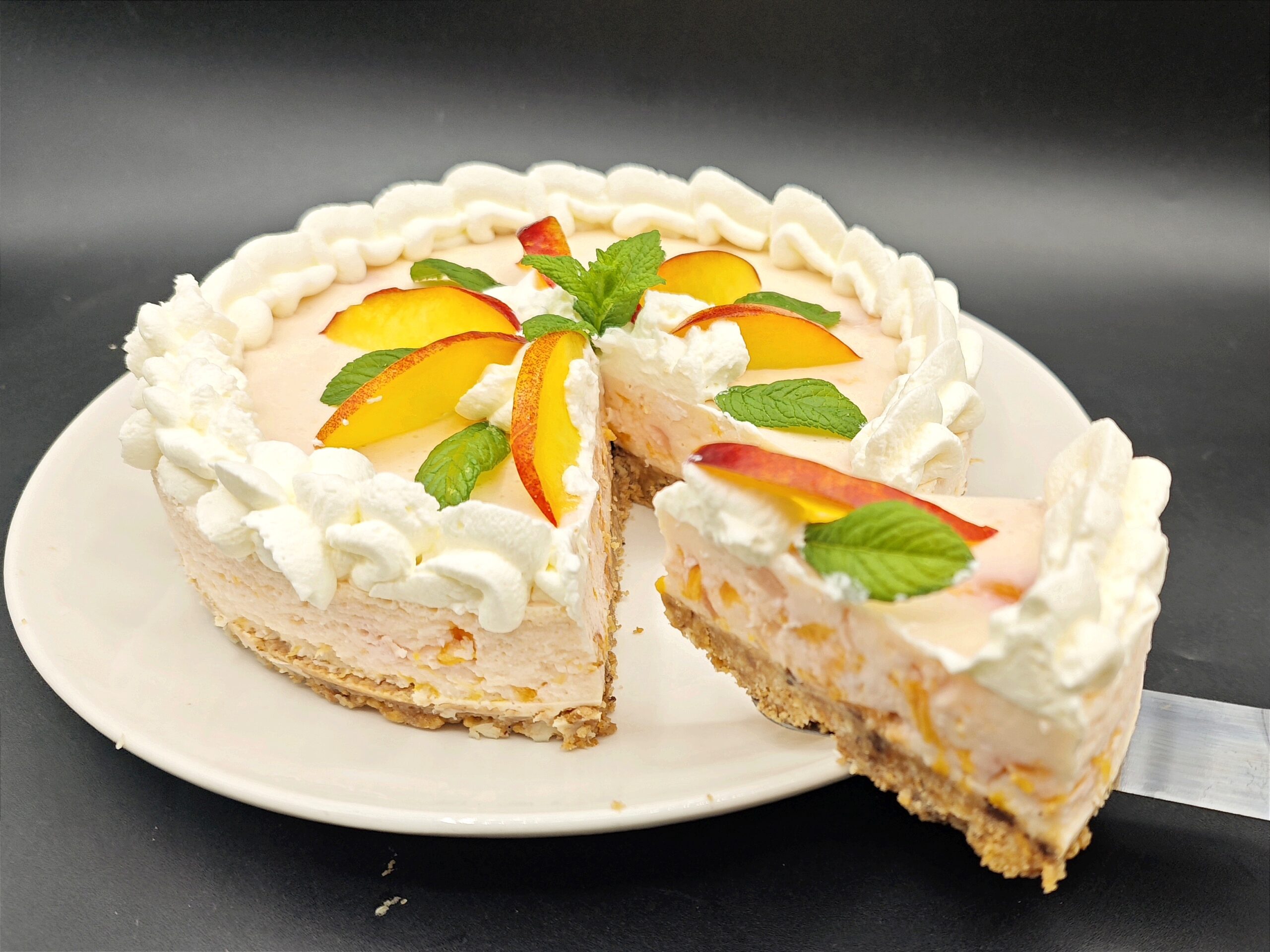 Perzik Cheesecake