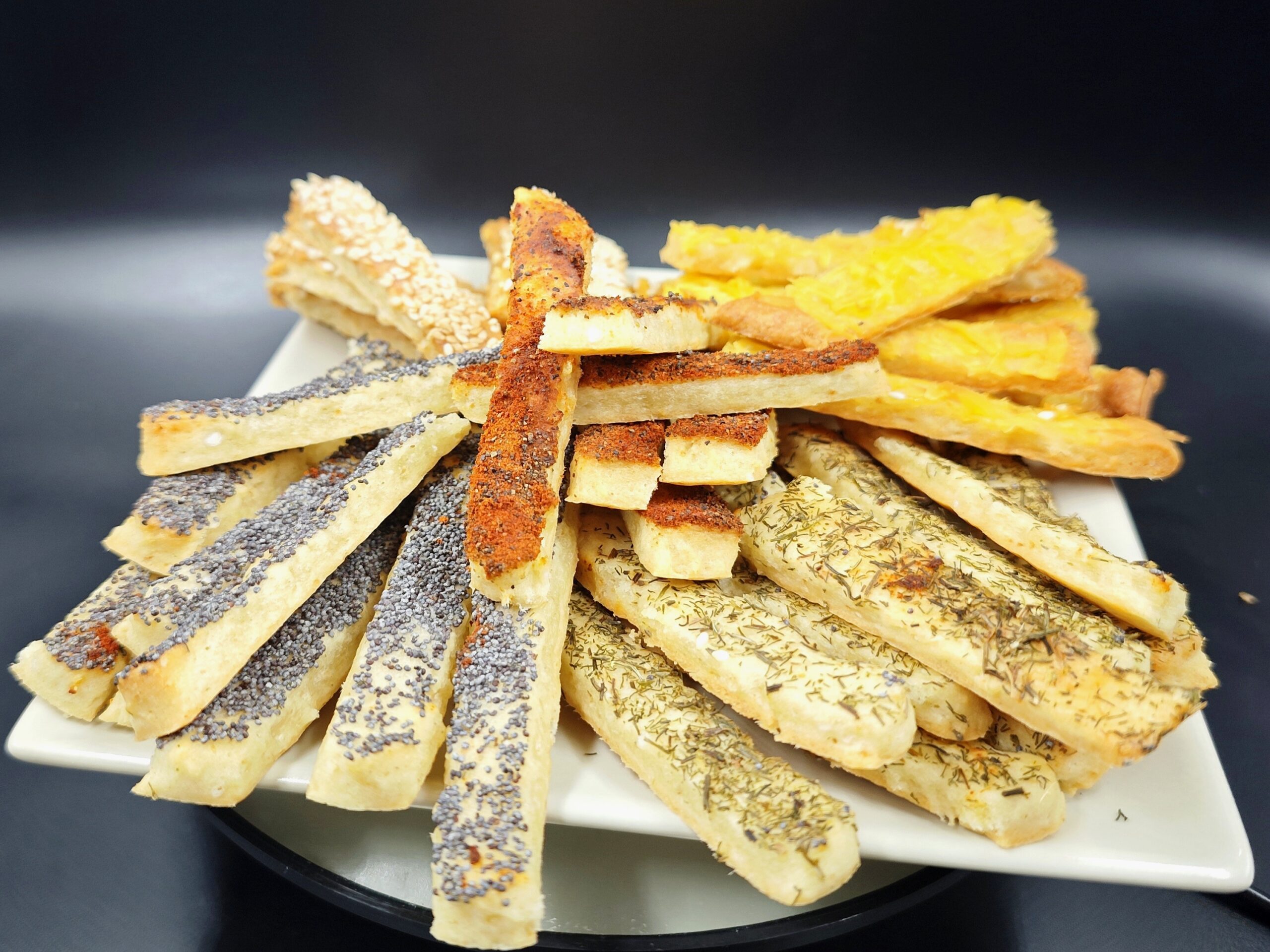 Gemengde zoute snacks zonder eieren