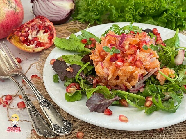 Zalm TARTARE gemakkelijk voorgerecht
