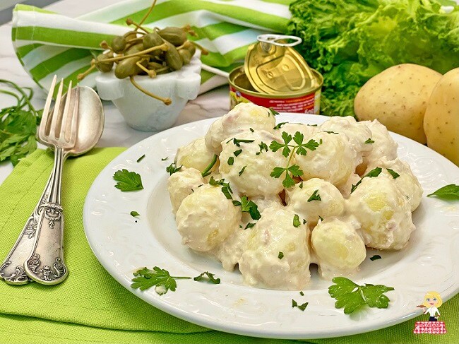 Aardappelen Tonijn en Mayonaise