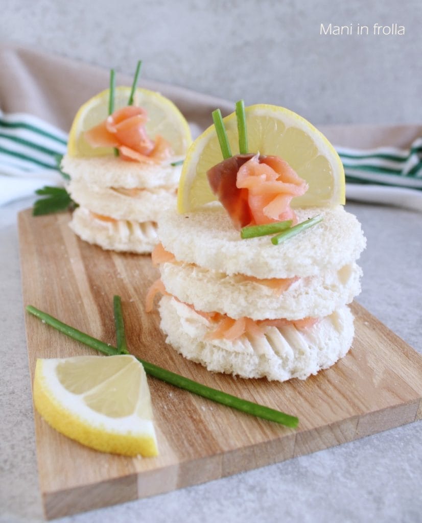 Tartines met Zalm en Kaas