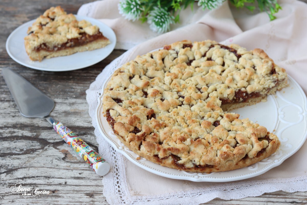 Septemberse kruimeltaart met gemengde verse vijgen