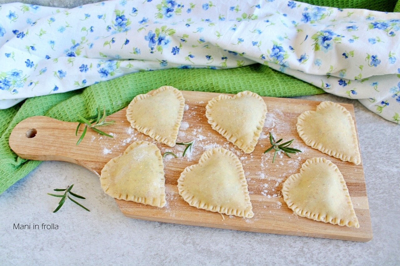 Hartvormige Gevulde Ravioli