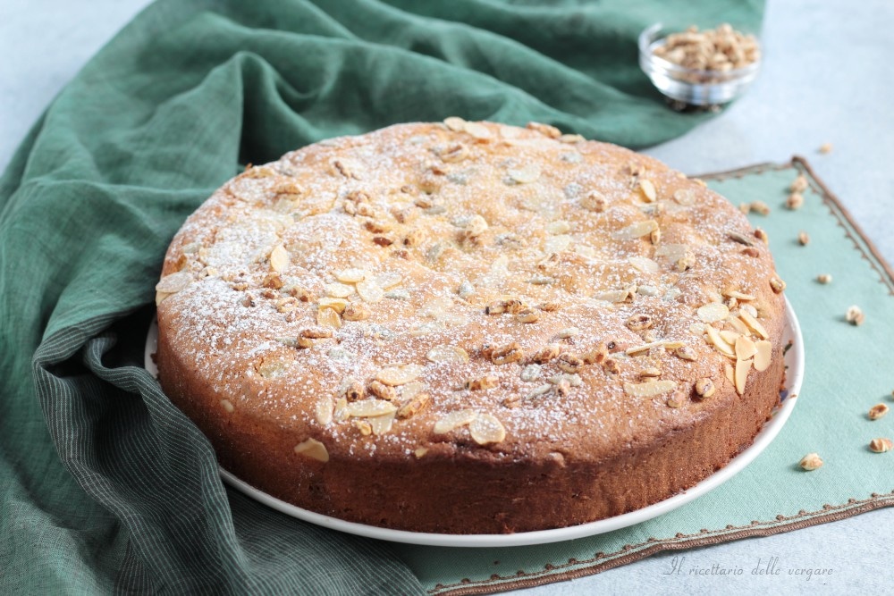 Taart met spelt, honing en yoghurt