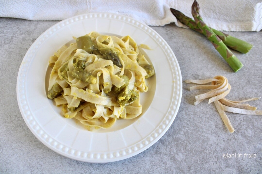 Tagliatelle Asperges en Eieren