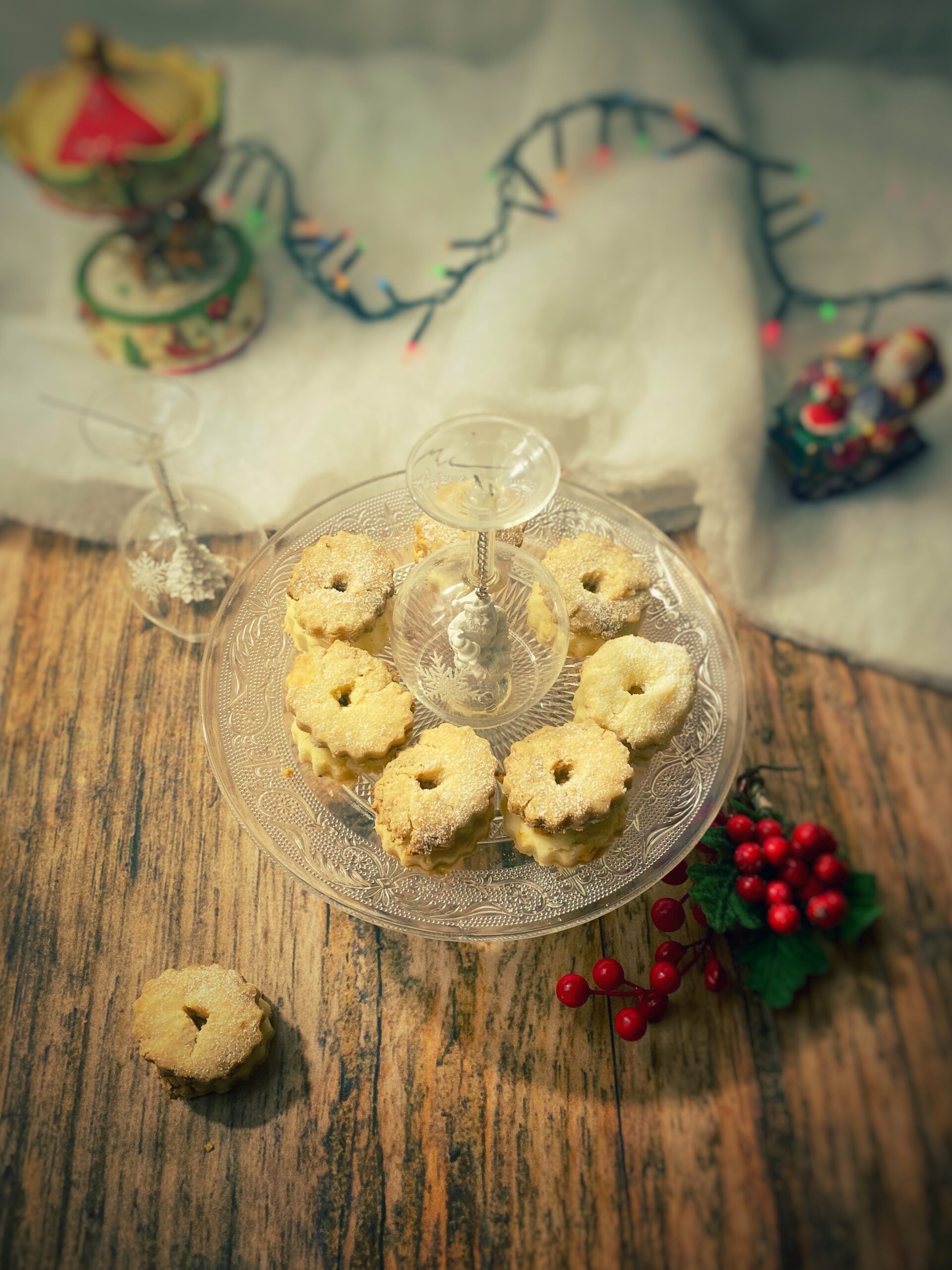 Spitzbuben met pindakaas