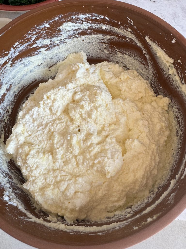 gemengde ricotta