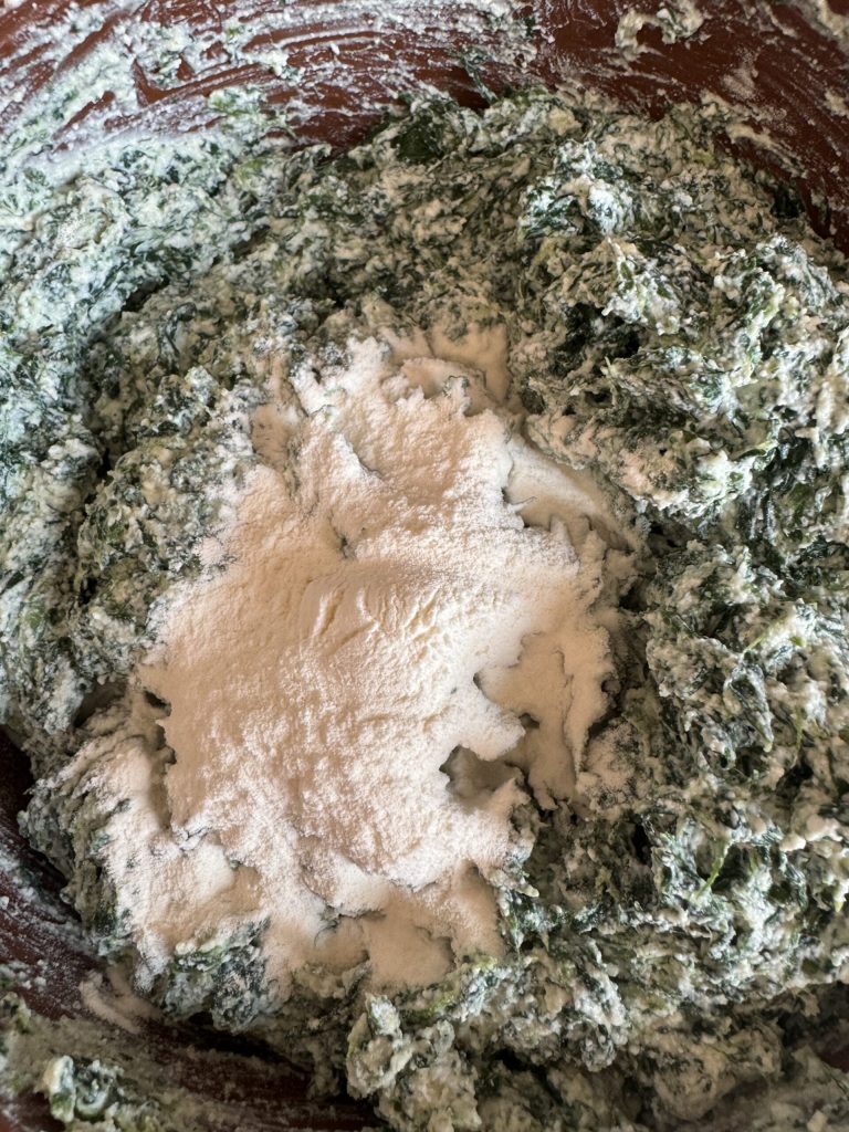 toevoegen van 60 g bloem