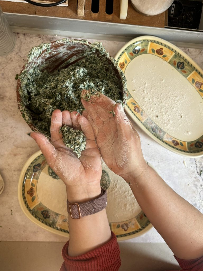 gevormde Toscaanse gnudi