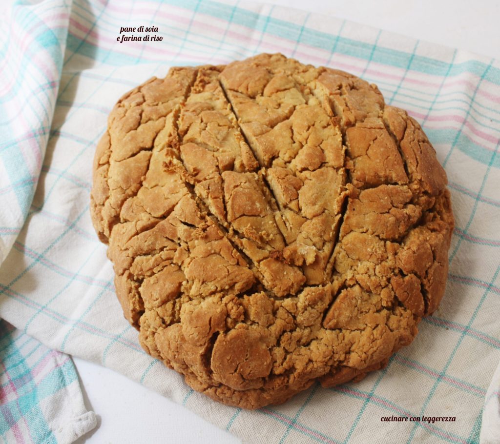 sojabrood en rijstmeel
