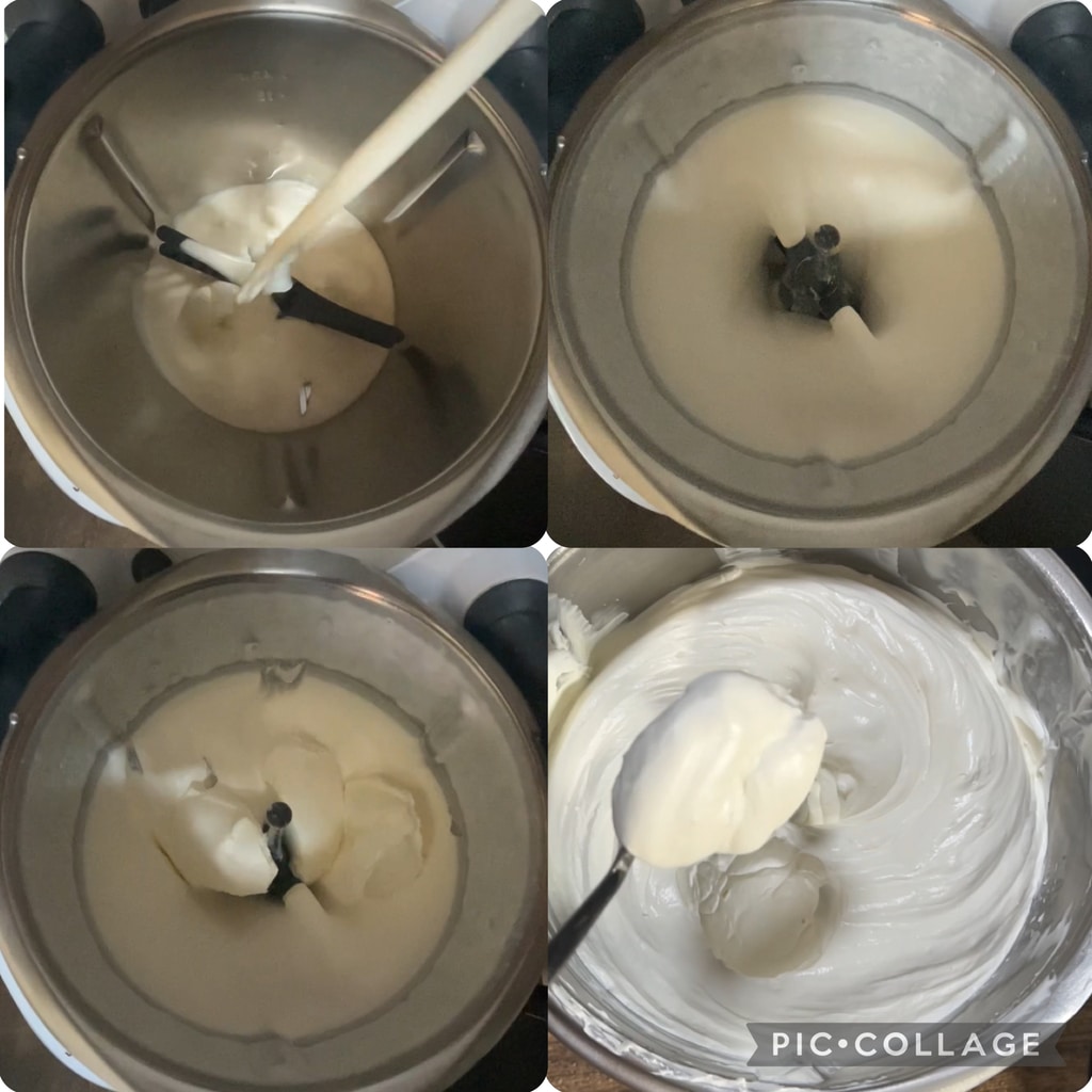 Mascarponecrème zonder eieren met de Bimby