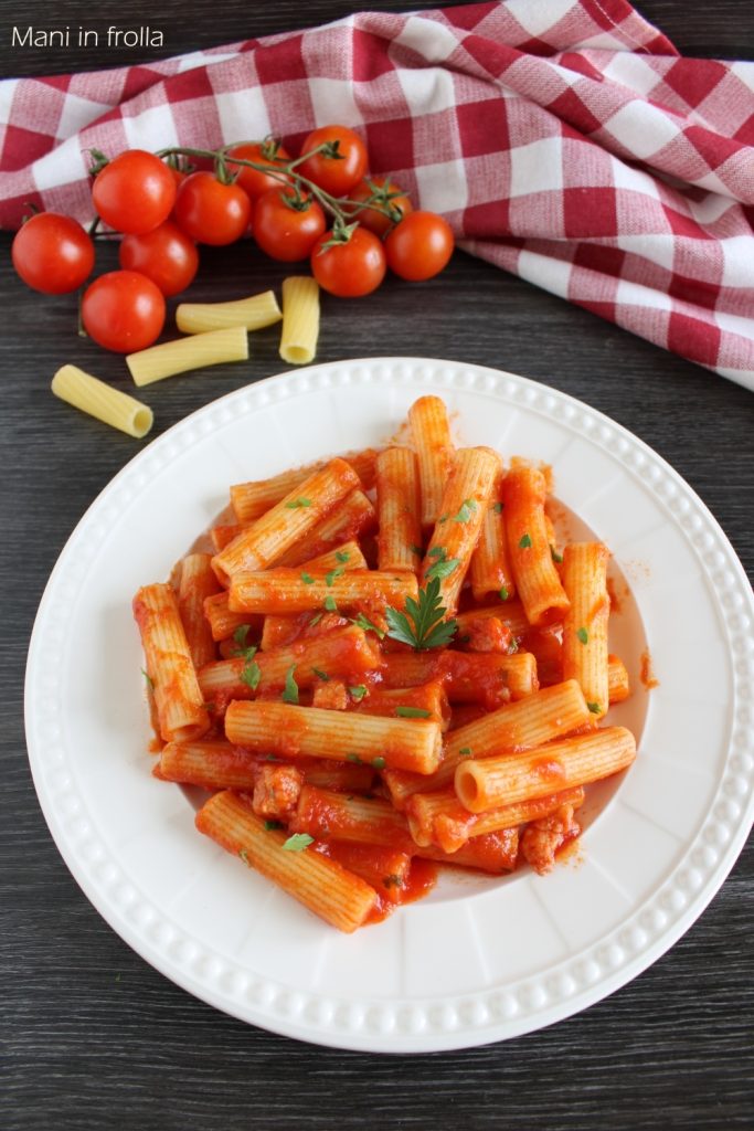 Pasta Pancetta en Tomaat