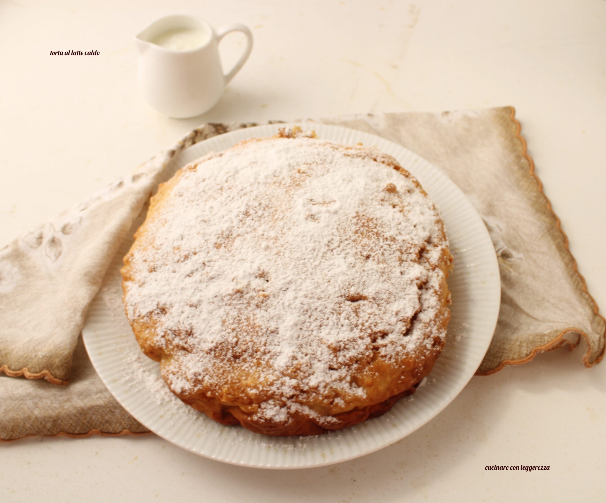 Warme melk cake