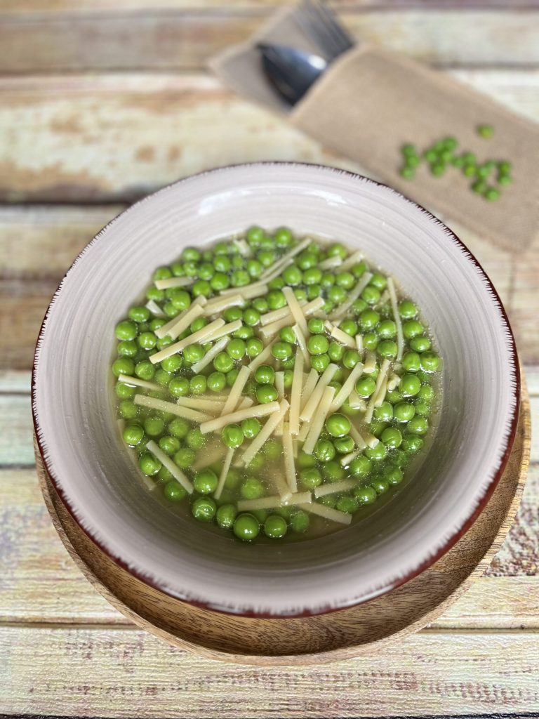 pasta en erwten