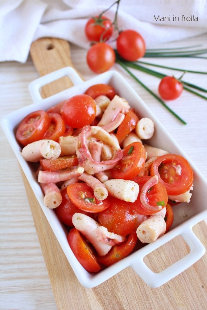 Octopussalade met Cherrytomaatjes