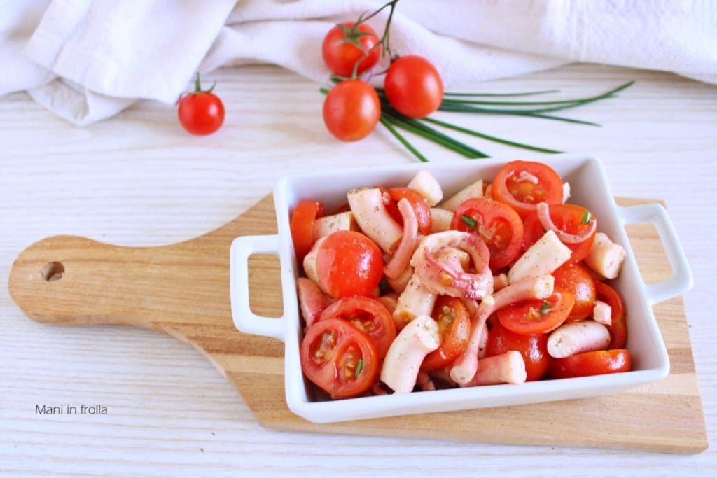 Octopussalade met Cherrytomaatjes