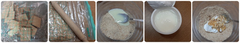 koffie- en hazelnoottruffels met yoghurt