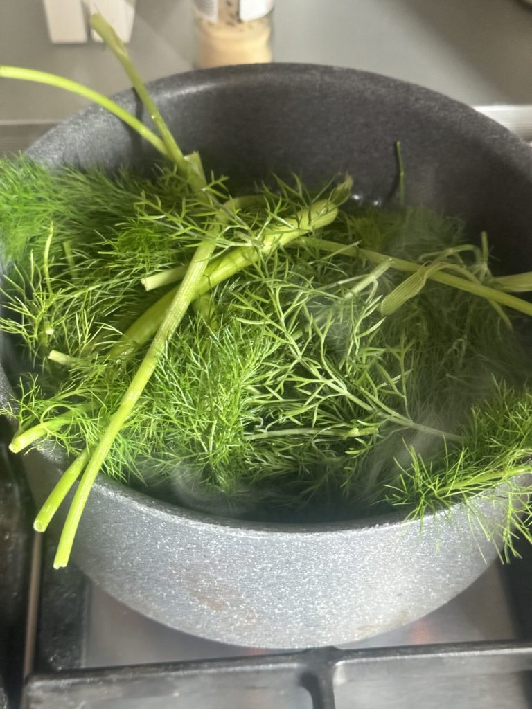 wilde venkel blancheren
