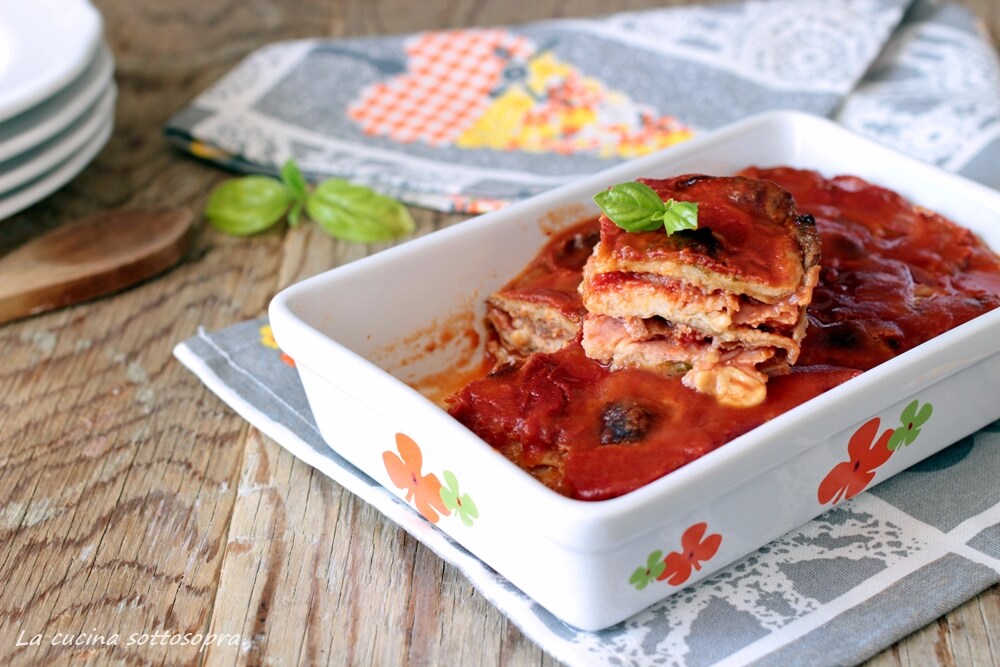 Melanzane alla parmigiana op zijn Pugliees