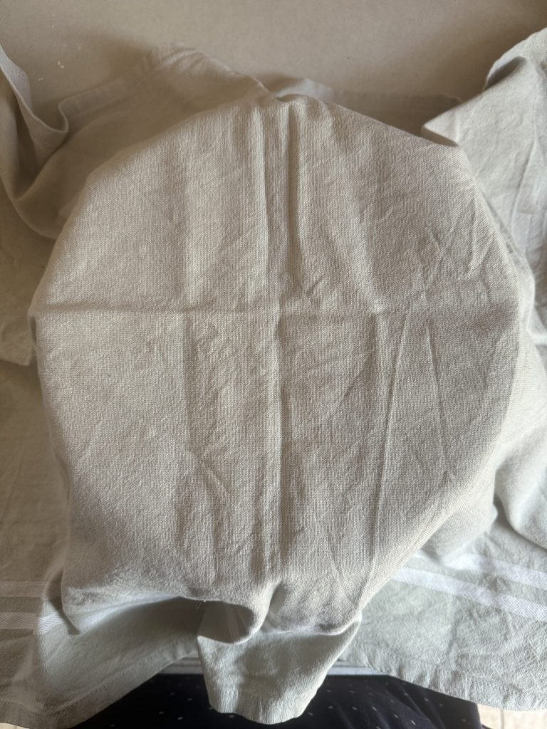 afdekken met een doek