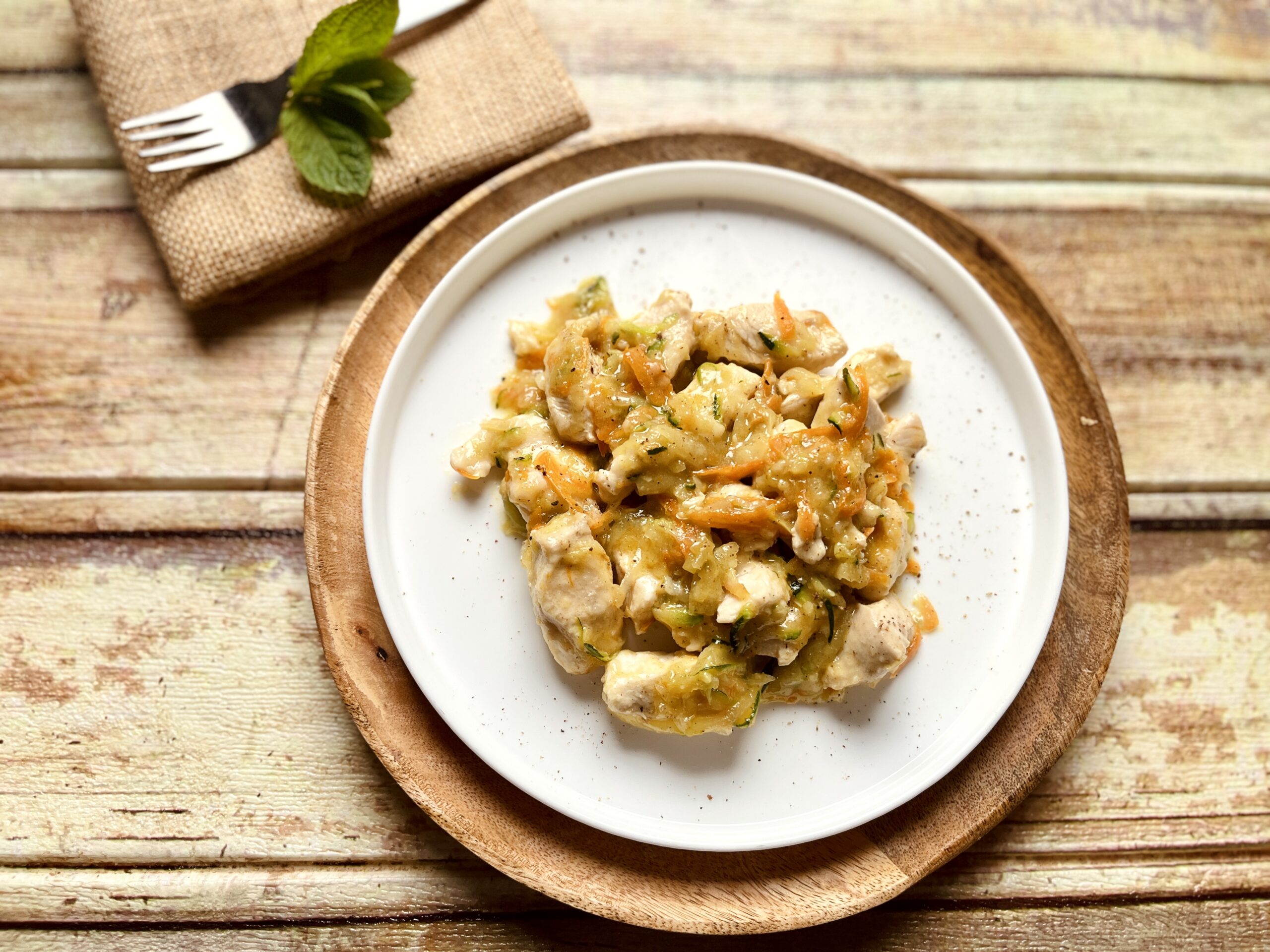 Zachte en romige kipstukjes