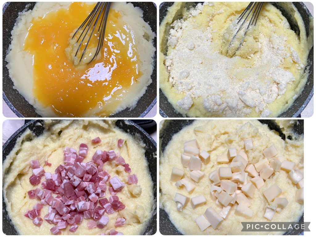 aardappeltaart met spek en fontina