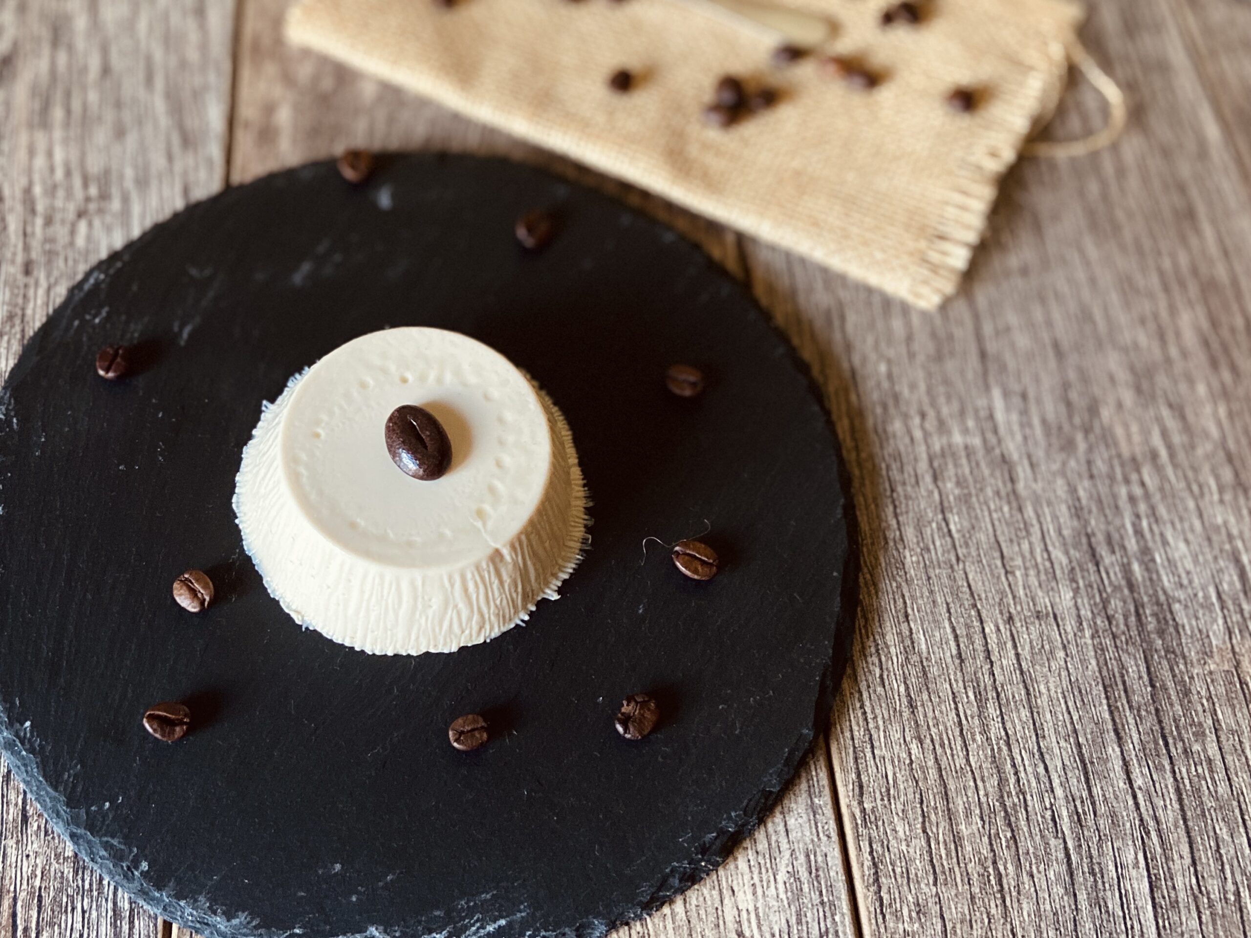 Koffie panna cotta