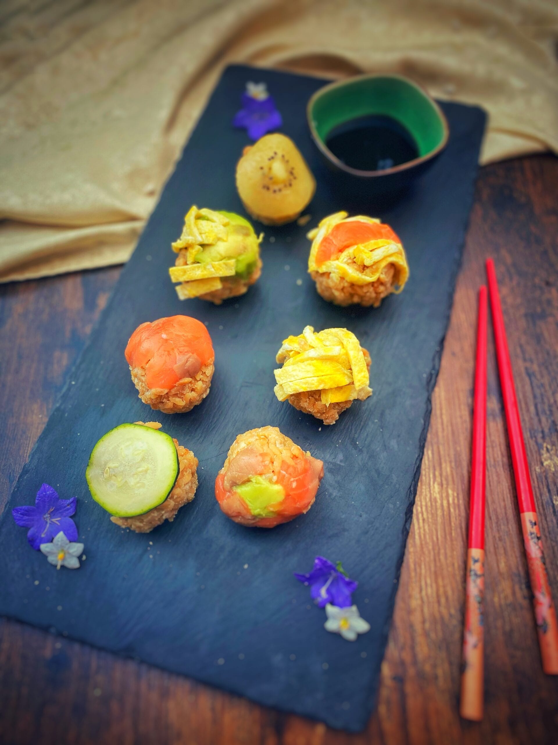 Temari sushi (Japan)