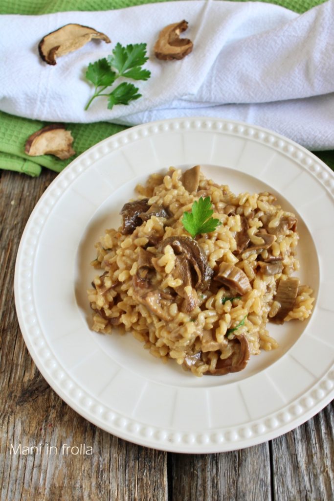 Risotto met gedroogde Eekhoorntjesbrood