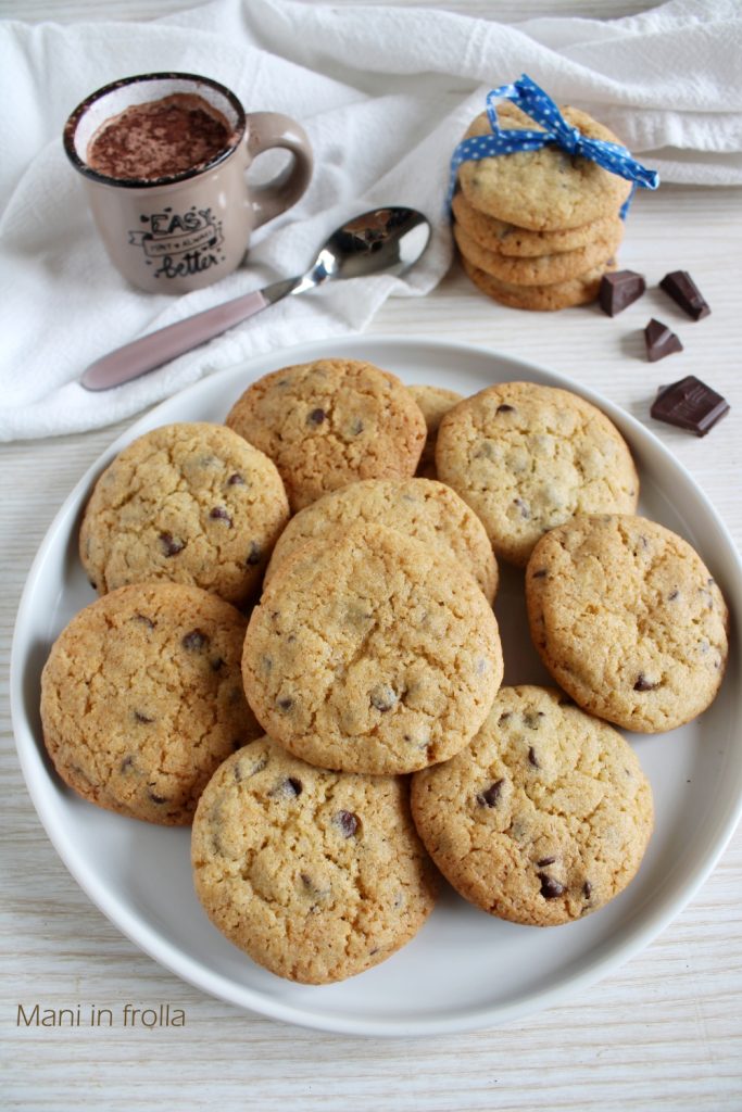Chocoladekoekjes met stukjes chocolade