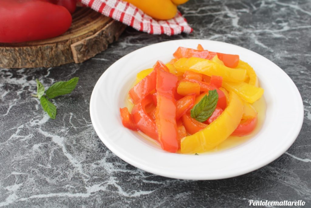 Paprika in zoetzure saus