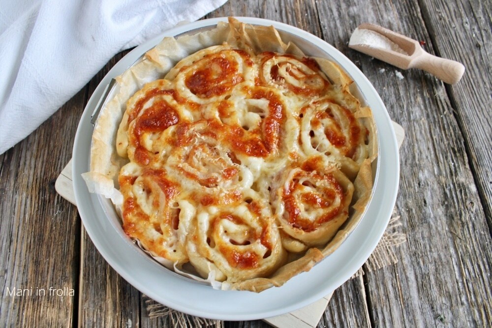 Pizzadeeg Rollen met Ham en Kaas