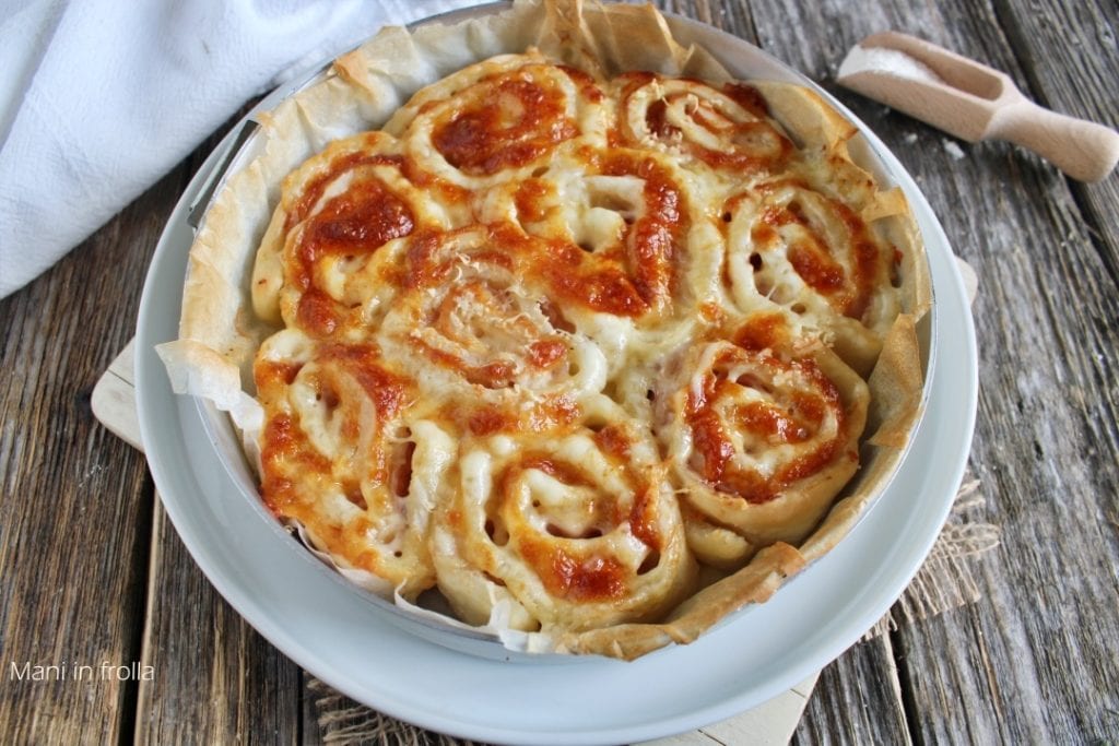 Pizza Rolletjes met Ham en Kaas