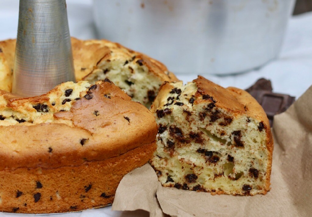 superzachte ricotta en chocolade tulband zonder vet