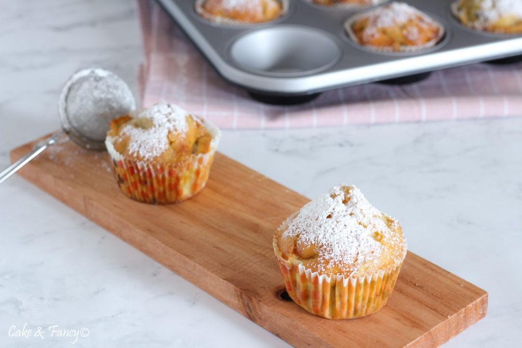 Banaan chocolade muffins