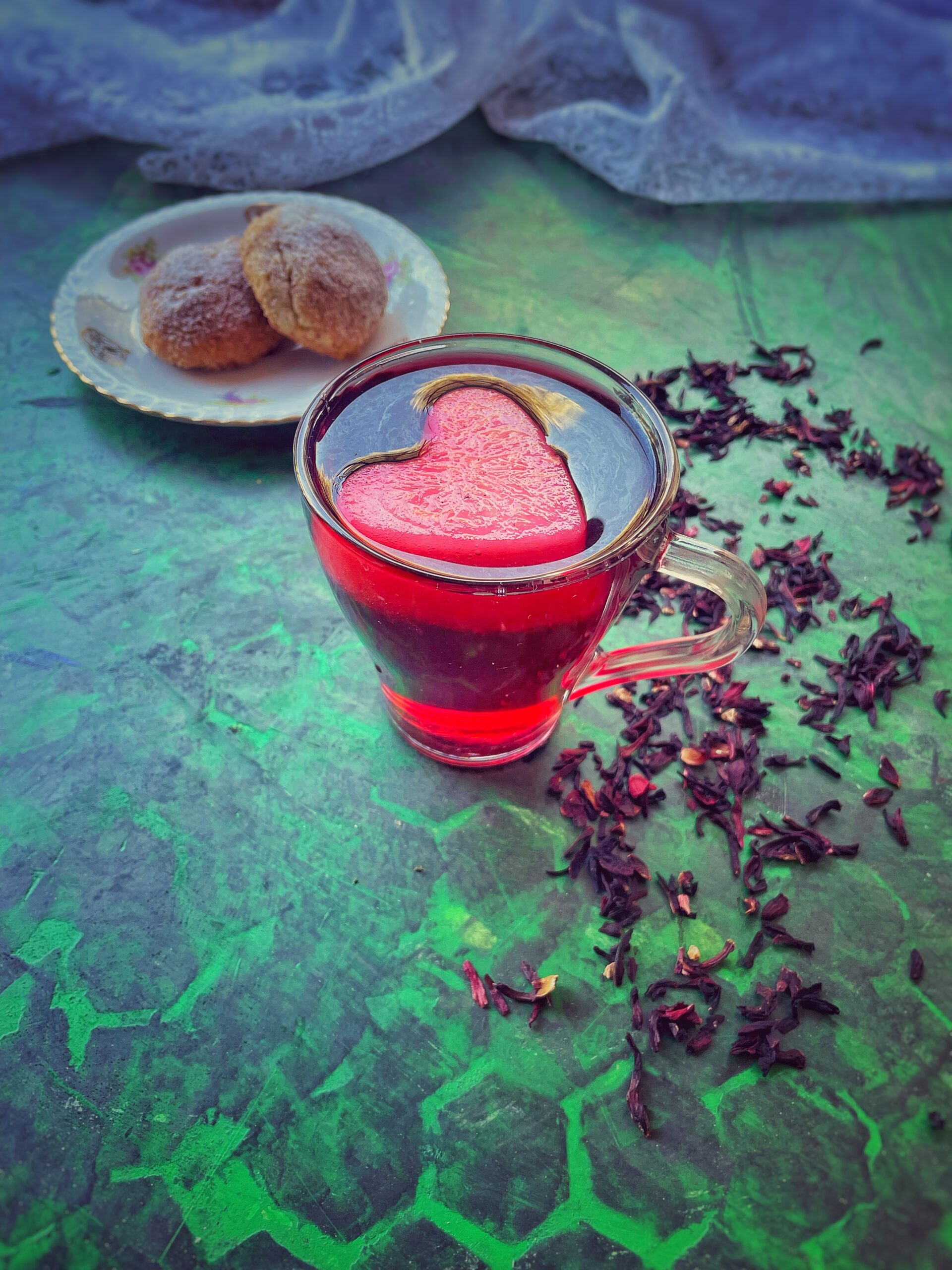 Karkadè, infusie van hibiscusbloemen