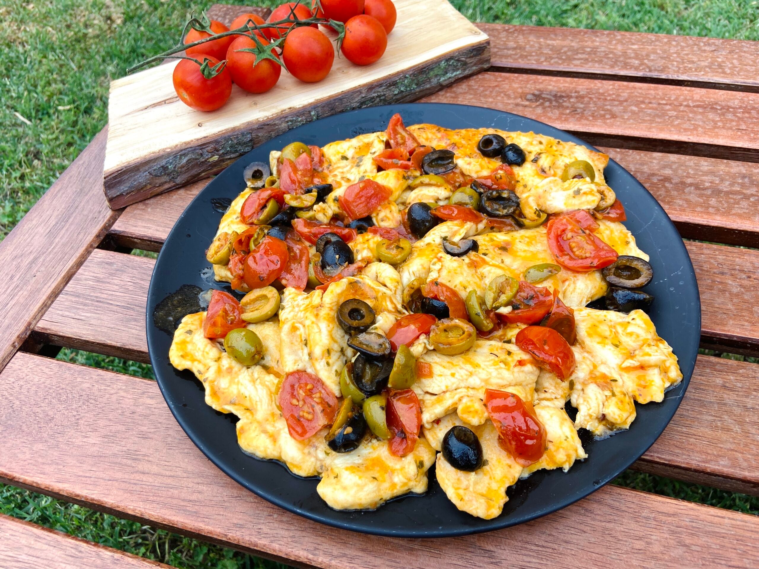 Kipschnitzels op mediterrane wijze